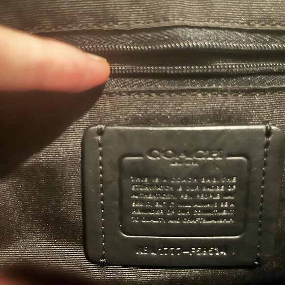 Coach Signature Reversible Flap Crossbody Purse - Picture 6 of 7